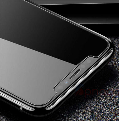 Apple iPhone X Zore Rika Premium Privacy Temperli Cam Ekran Koruyucu Siyah