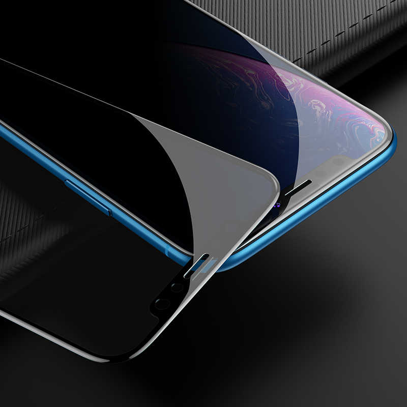 Apple iPhone XR 6.1 Benks 0.3mm V Pro Privacy Ekran Koruyucu Siyah