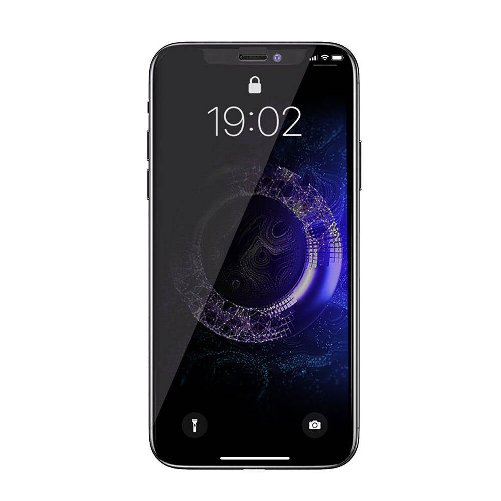 Apple iPhone XR 6.1 Hidrofobik Ve Oleofobik Özellikli Benks Privacy Air Shield Ekran Koruyucu 10'lu Paket Şeffaf