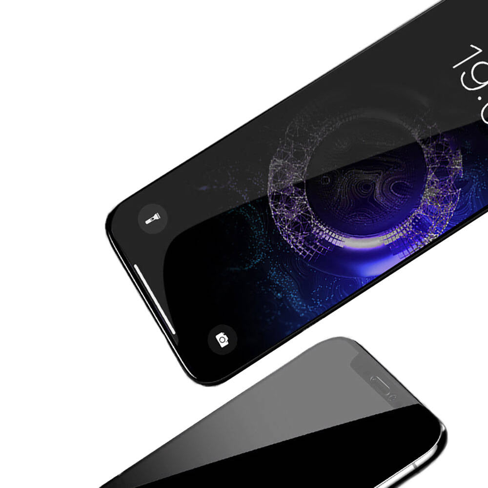 Apple iPhone XR 6.1 Hidrofobik Ve Oleofobik Özellikli Benks Privacy Air Shield Ekran Koruyucu 10'lu Paket Şeffaf