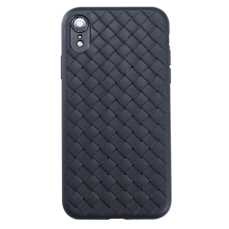 Apple iPhone XR Kılıf Benks Weavelt Tpu Protective Kapak Siyah