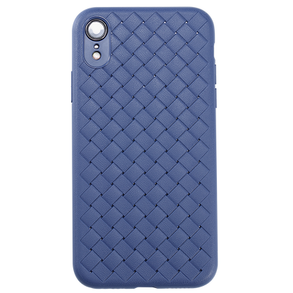 Apple iPhone XR Kılıf Benks Weavelt Tpu Protective Kapak Mavi