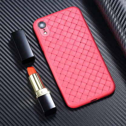 Apple iPhone XR Kılıf Benks Weavelt Tpu Protective Kapak Siyah