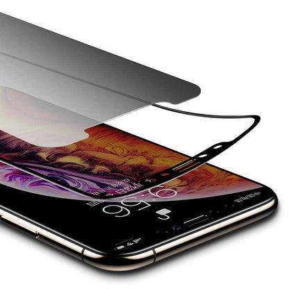 Apple iPhone XS 5.8 Benks 0.3mm V Pro Privacy Ekran Koruyucu Siyah