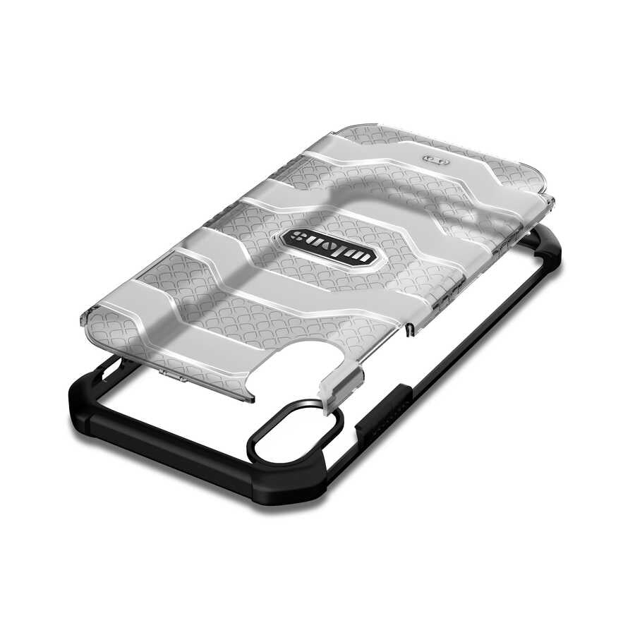 Apple iPhone XS 5.8 Kılıf Wlons Mit Kapak Kırmızı