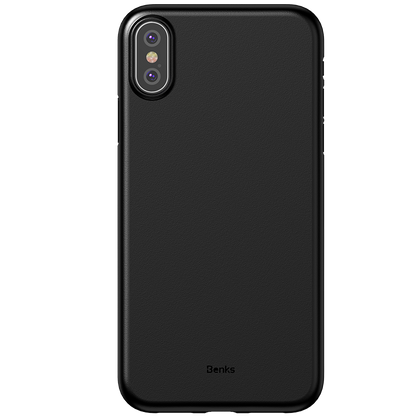 Apple iPhone XS 5.8 Kılıf Benks Lollipop Protective Kapak Transparan Beyaz