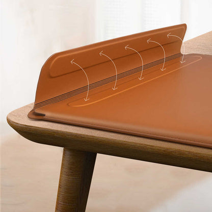 Apple Macbook 13.3' Air 2020 A2337 Wiwu Macbook Skin Pro Portable Stand Kılıf Mavi