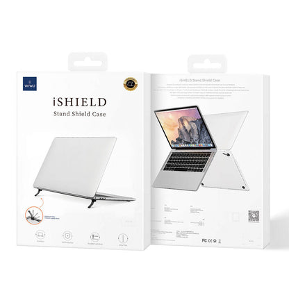 Apple Macbook 14.2" 2023 A2779 Wiwu Macbook iShield Standlı Shield Kapak Beyaz