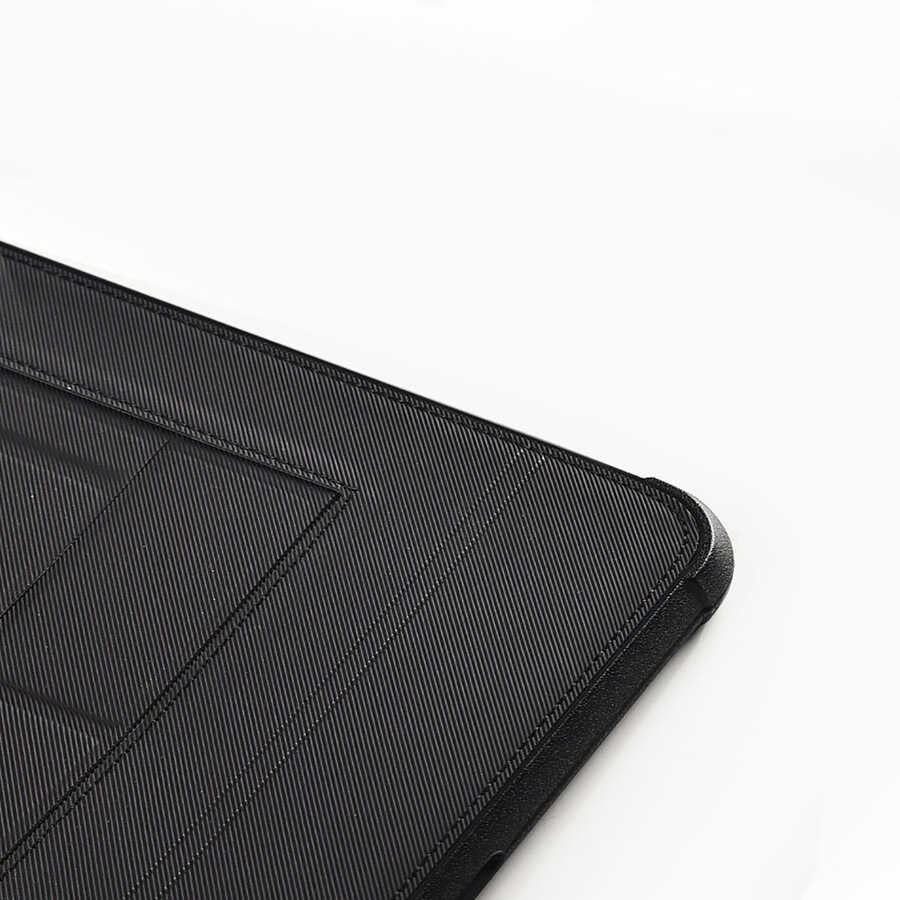 Apple Macbook Pro 16.2 2023 A2780 Wiwu Defender Stand Case Taşınabilir Standlı Magnetik PU Laptop Çantası Siyah
