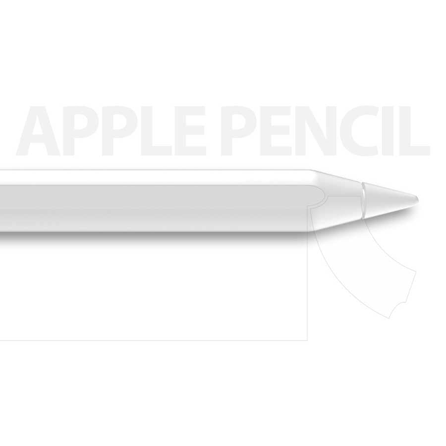 Apple Pencil Araree Pure Clear Dokunmatik Kalem Yüzey Koruyucu Renksiz