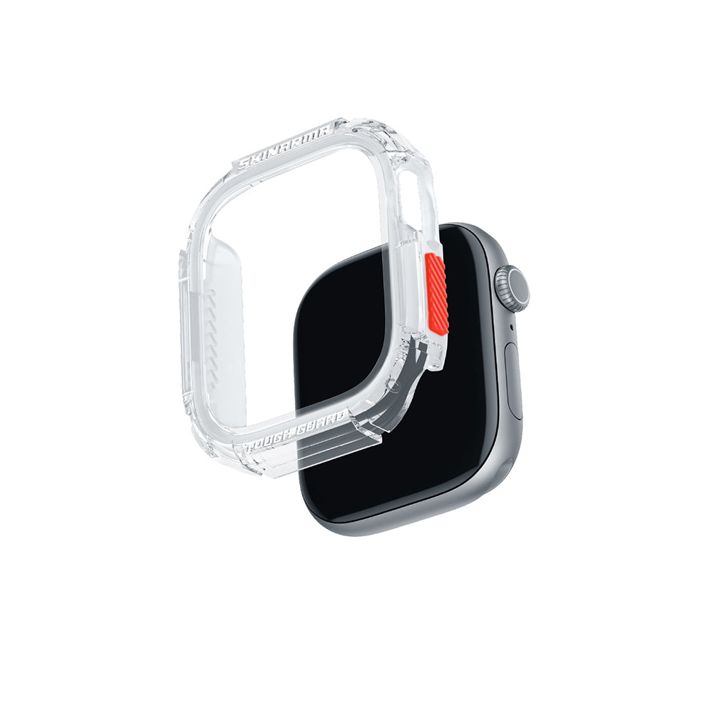 Apple Watch 10 42mm Skinarma Atom TPU Kasa Koruyucu Füme