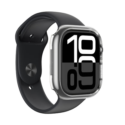 Apple Watch 10 42mm Amazingthing Radix Minimal FrameLite Sert PC Kasa Koruyucu Şeffaf