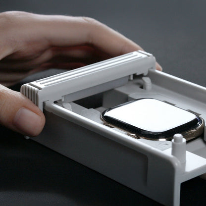 Apple Watch 10 42mm Amazingthing Radix Protective Parmak İzi Bırakmayan HD Ekran Koruyucu Film + Kolay Uygulama Aparatı Şeffaf