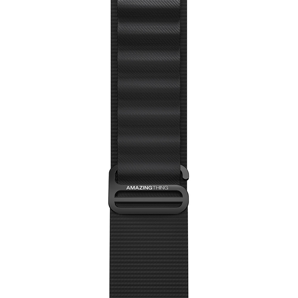 Apple Watch 10 42mm Amazingthing Titan Spor Hasır Kordon Gri