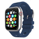 Apple Watch 10 42mm Delikli Tasarım Zore KRD-147 Silikon Kordon