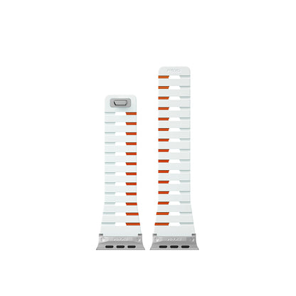 Apple Watch 10 42mm Skinarma Gemini Serisi TPU Magnetik Silikon Kordon Pembe