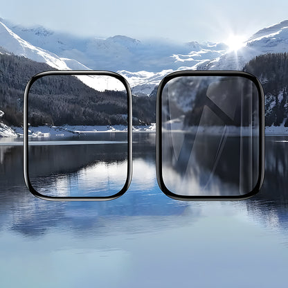 Apple Watch 10 42mm Wiwu JD-107 Easy Install Serisi HD Ekran Koruyucu Film + Kolay Uygulama Aparatı Siyah