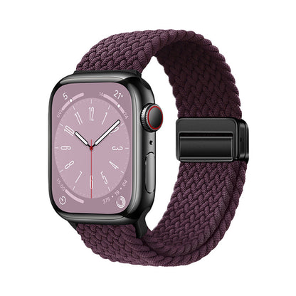 Apple Watch 10 42mm Zore KRD-134 Örgü Tasarımlı Hasır Kordon Strap Kayış
