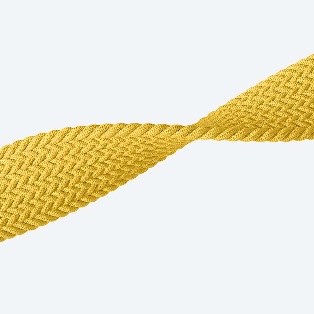 Apple Watch 10 46mm Amazingthing Glamour Blend Hasır Kordon Siyah-Sarı