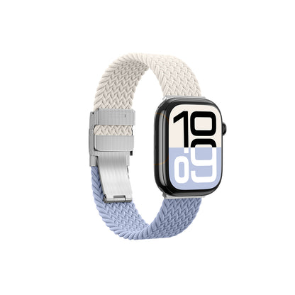 Apple Watch 10 46mm Amazingthing Glamour Blend Hasır Kordon Siyah-Sarı