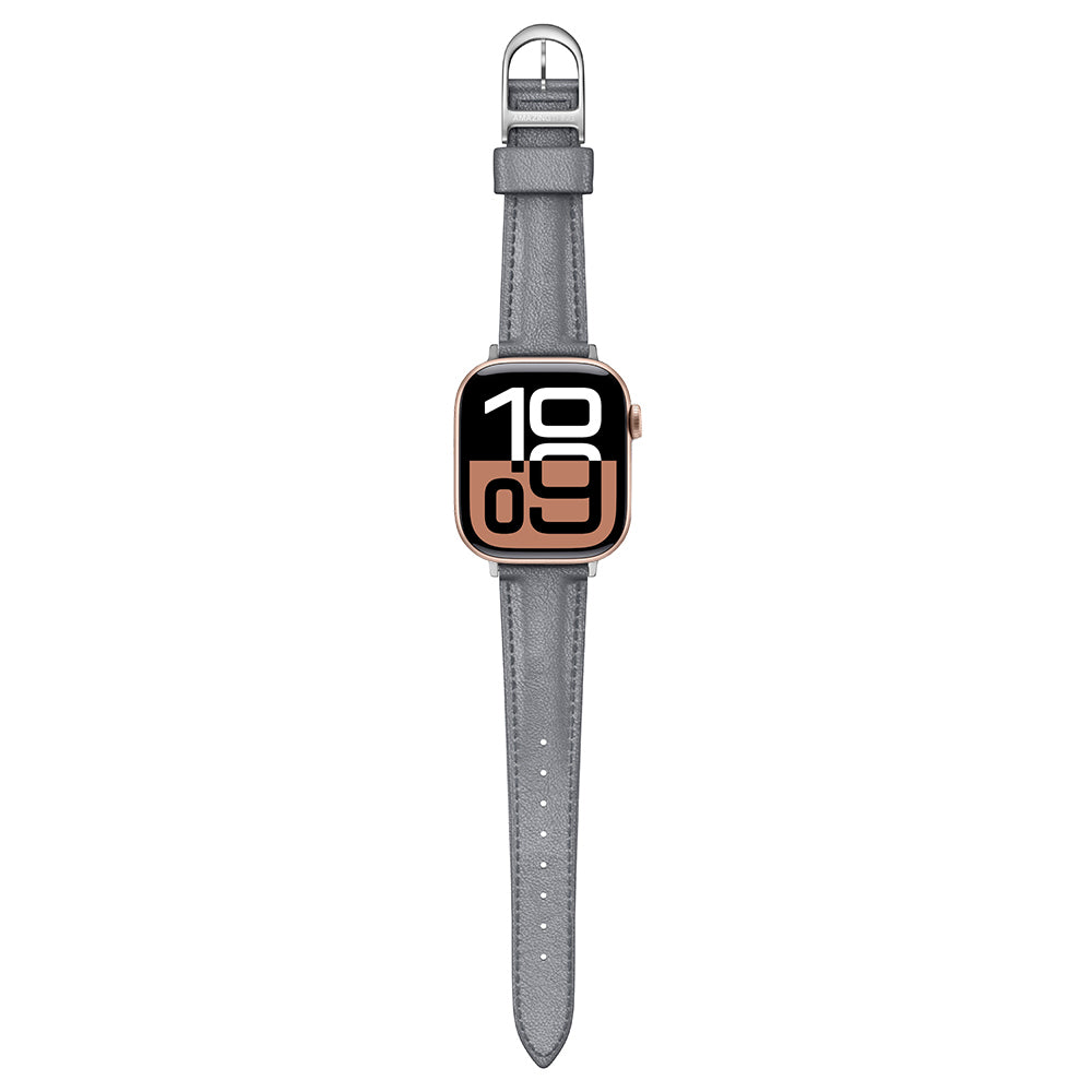 Apple Watch 10 46mm Amazingthing Glamour Class Deri Kordon Krem