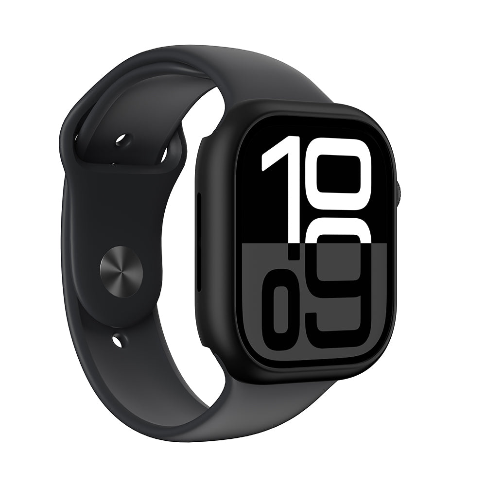Apple Watch 10 46mm Amazingthing Radix Minimal FrameLite Sert PC Kasa Koruyucu Şeffaf