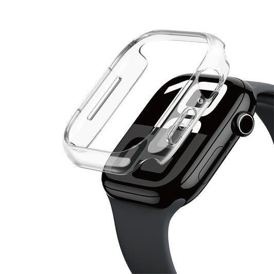 Apple Watch 10 46mm Amazingthing Radix Minimal FrameLite Sert PC Kasa Koruyucu Şeffaf