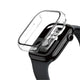 Apple Watch 10 46mm Amazingthing Radix Minimal FullGuard Sert PC Kasa ve Ekran Koruyucu Şeffaf