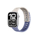 Apple Watch 10 46mm Amazingthing SilqLock Silikon Kordon Strap Kayış Starlight
