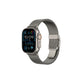 Apple Watch 10 46mm Amazingthing Titan Premium Metal Hasır Kordon Titanyum