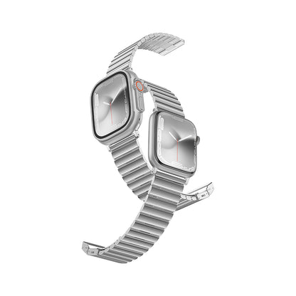 Apple Watch 10 46mm Amazingthing Titan Steel Metal Kordon Siyah