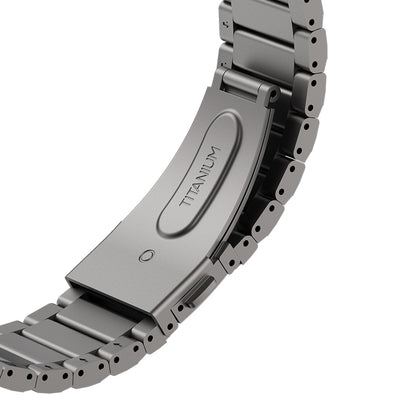 Apple Watch 10 46mm Benks Aero Titan Serisi Titanyum Metal Kordon Titanyum