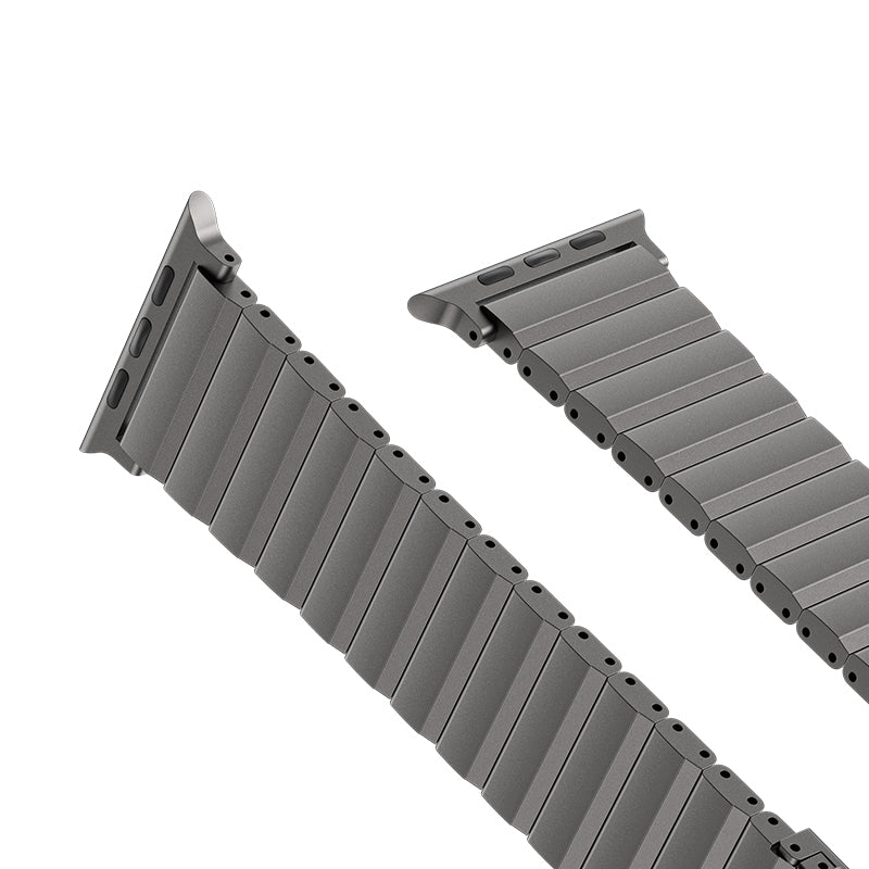 Apple Watch 10 46mm Benks Aero Titan Serisi Titanyum Metal Kordon Titanyum