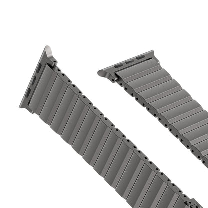 Apple Watch 10 46mm Benks Aero Titan Serisi Titanyum Metal Kordon Titanyum