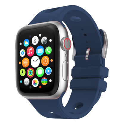 Apple Watch 10 46mm Delikli Tasarım Zore KRD-147 Silikon Kordon