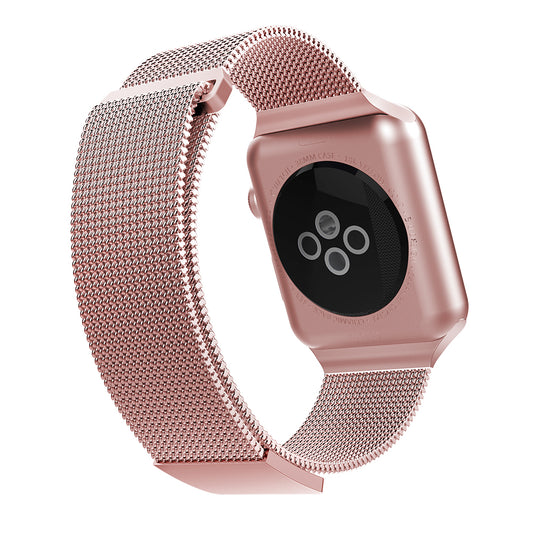 Apple Watch 10 46mm Raptic Mesh Band Serisi Metal Hasır Kordon Gümüş