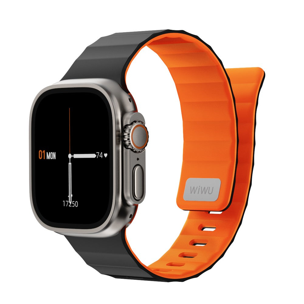 Apple Watch 10 46mm Wiwu Mag Secur Serisi Silikon Kordon