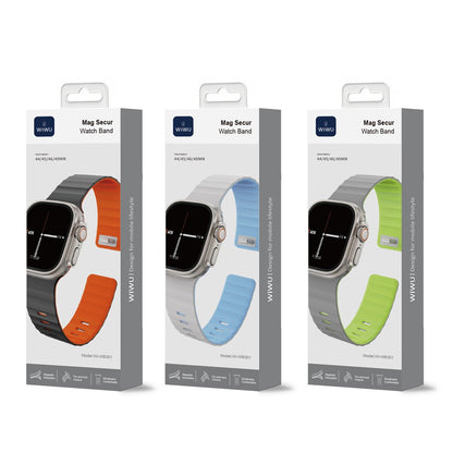 Apple Watch 10 46mm Wiwu Mag Secur Serisi Silikon Kordon