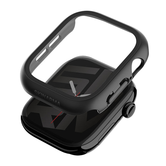 Apple Watch 12 42mm Skinarma Gado Sert Silikon Kasa ve Ekran Koruyucu