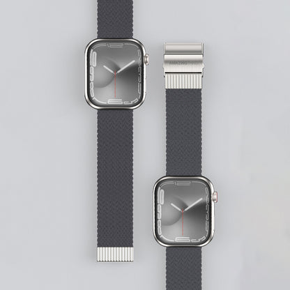 Apple Watch 38mm Amazingthing Titan Weave 2 Sport Örgü Kordon Mor