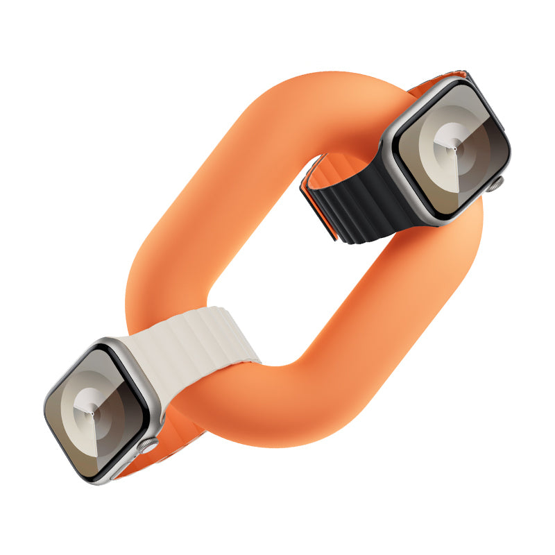 Apple Watch 38mm Benks Magnetik Tak Çıkar Silikon Strap Kayış Siyah