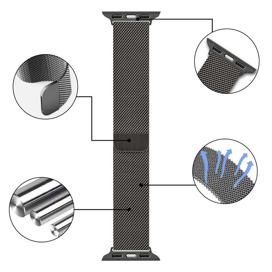 Apple Watch 38mm Wiwu Minalo Metal Kordon Gold