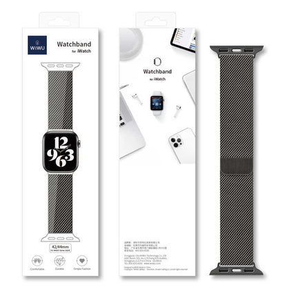 Apple Watch 38mm Wiwu Minalo Metal Kordon Siyah