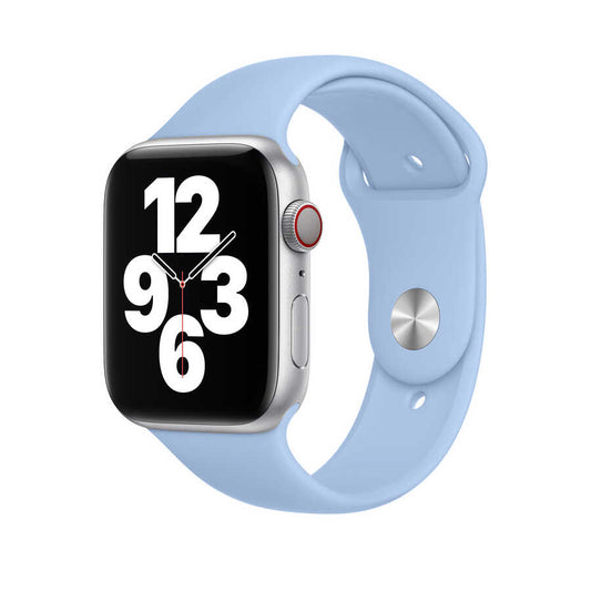 Apple Watch 38mm Wiwu Sport Band Silikon Kordon Lila