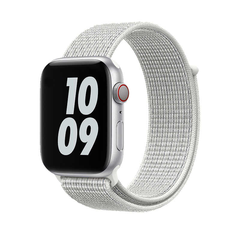 Apple Watch 38mm Wiwu Sport Loop Hasır Kordon Beyaz