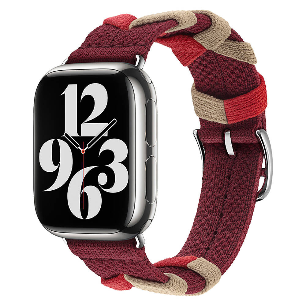 Apple Watch 38mm Zore KRD-97 Sarmal Örgü Tasarımlı Kordon