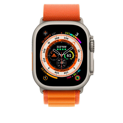 Apple Watch 40mm Kordon Wiwu WU-01 Hasır Örgü Strap Kayış Koyu Yeşil