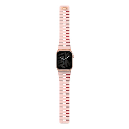 Apple Watch 40mm Skinarma Gemini Serisi TPU Magnetik Silikon Kordon Su Yeşil