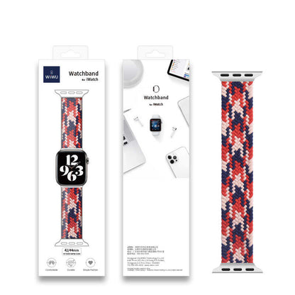 Apple Watch 40mm Wiwu Braided Solo Loop Contrast Color Small Kordon NO5