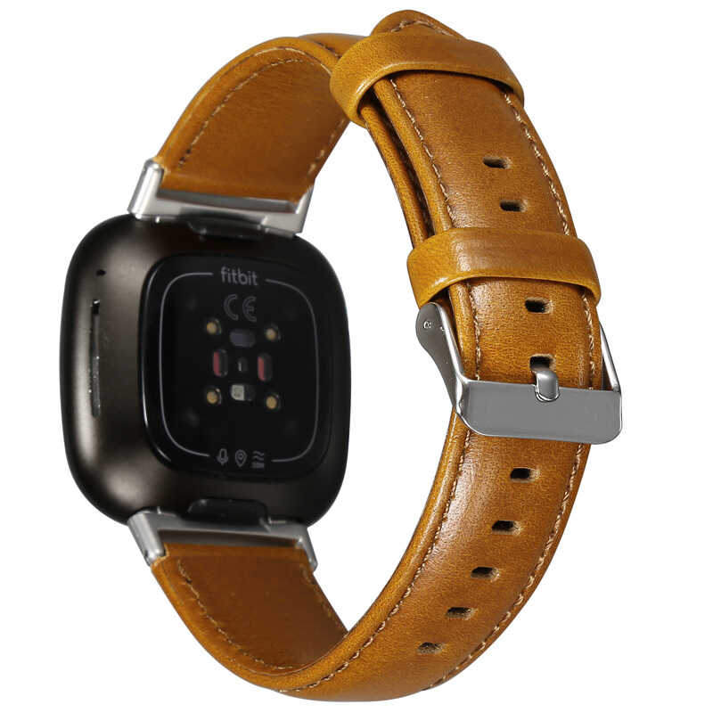 Apple Watch 40mm Wiwu Leather Watchband Deri Kordon Siyah